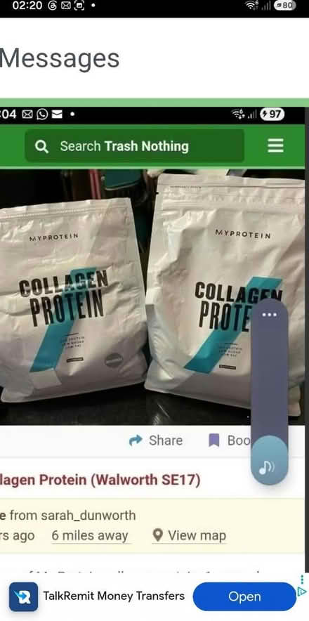 Photo of Collagen powder or protein (Canning town E16) #1