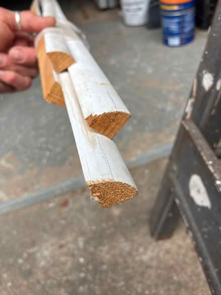 Photo of free Primed wood quarter round (Media Pa) #2