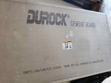 Photo of free One full sheet of Cement Board (Saugus) #2