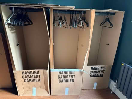 Photo of free 3 x Hanging Garment Carrier boxes (Se12) #1