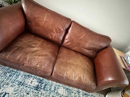 Photo of free Laura Ashley Leather Sofa (Harrogate HG2) #2