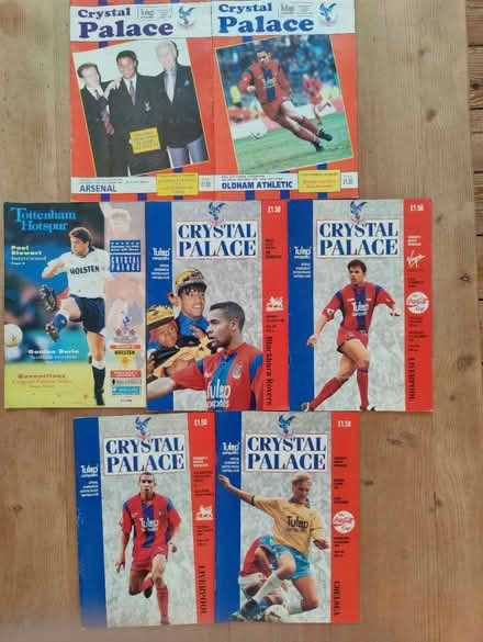 Photo of free Crystal Palace Programmes 1991-1993 (Crowborough TN6) #1