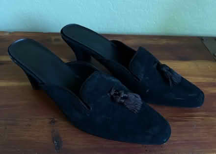 Photo of free Black Faux “Suede” Mules - 8.5 (Redwood City) #1
