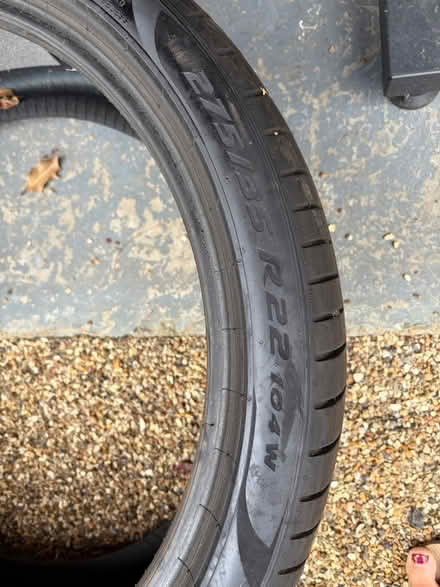 Photo of free Used Pirelli car tyre (Weybridge) #3