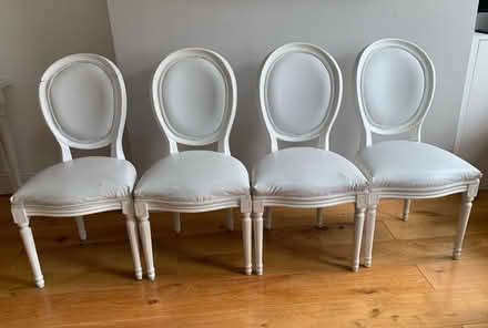 Photo of free 4 damaged dining chairs to restore (Kilburn Park NW6) #1