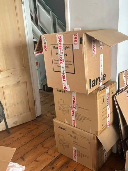 Photo of free Moving boxes and paper (Round Hill BN2) #1