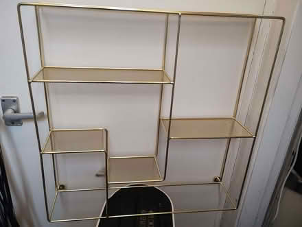 Photo of free spice shelf (for kitchen) in gold colour (Primrose LA1) #2