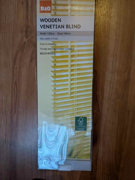 Photo of free Wooden Venetian blind (CT17) #1