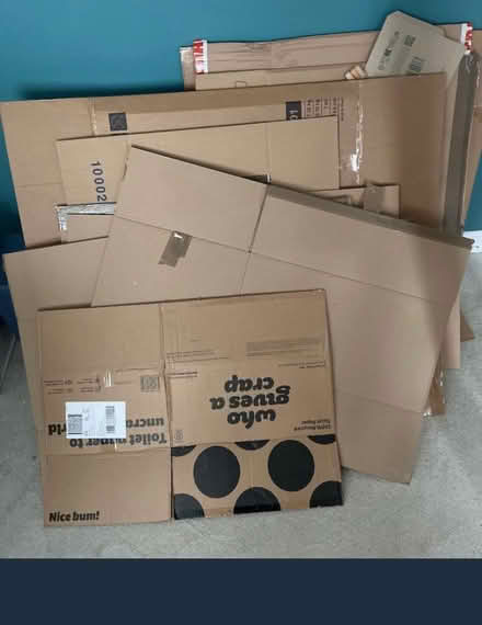 Photo of free Cardboard boxes for moving or storage (Newton Mearns G77) #1