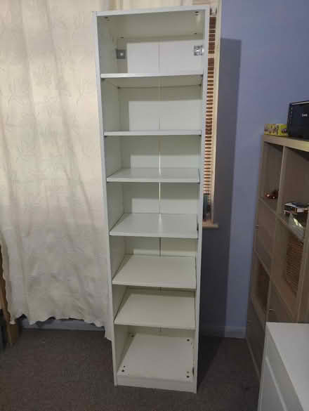 Photo of free White Ikea Book shelving (Woodcote SM6) #1