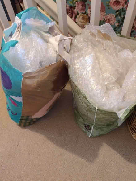Photo of free 2 bags bubble wrap (Diglis WR5) #1