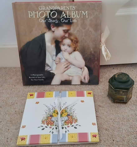 Photo of free Photo album, writing paper, caddy (South Acton) #1
