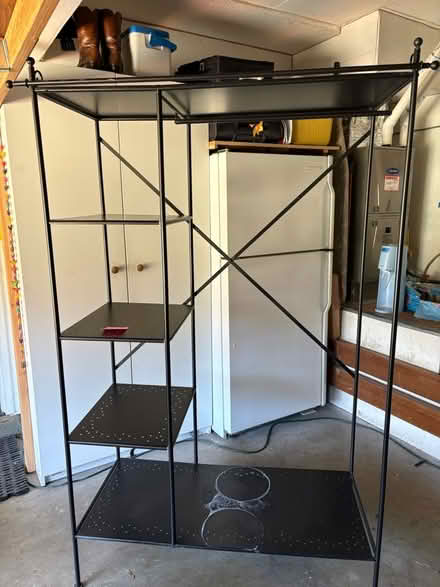 Photo of free Standing shelves with hanging rod (Above Remington Dog Park) #1