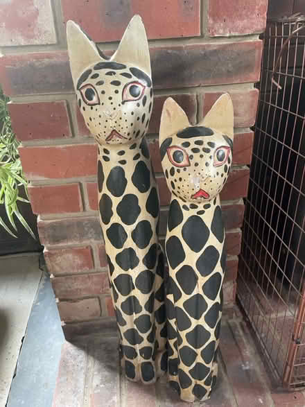 Photo of free Wooden cat ornaments (Fareham PO14) #1