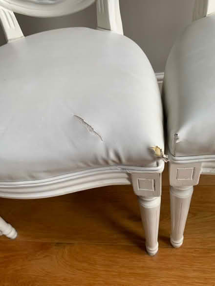 Photo of free 4 damaged dining chairs to restore (Kilburn Park NW6) #3