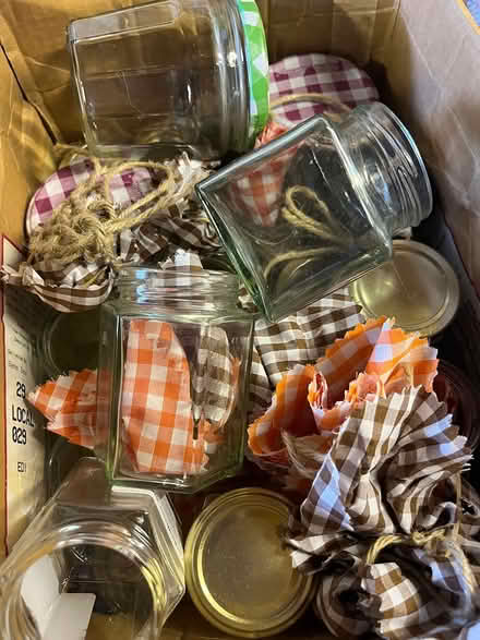 Photo of free Selection of jars and covers (Shirley, Croydon) #1