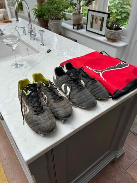 Photo of free Football/rugby boots – size 9 (Grove Rd Windsor SL4) #1