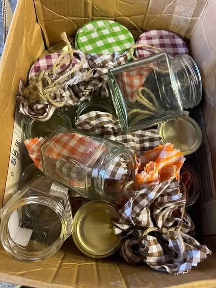 Photo of free Selection of jars and covers (Shirley, Croydon) #2