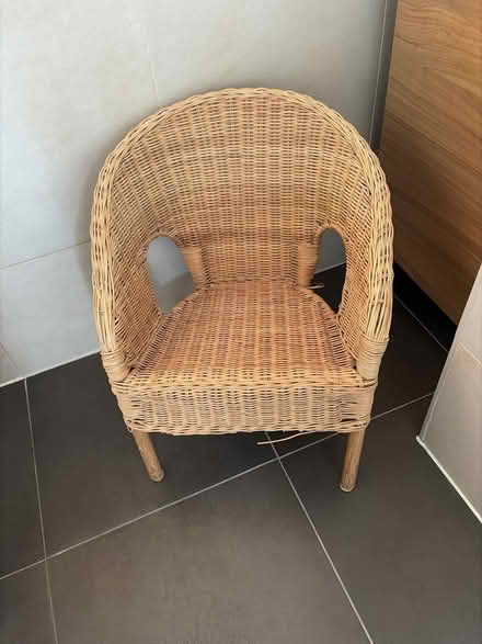 Photo of free Two whicker chairs (for child) (Weybridge) #1