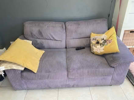 Photo of free Grey 2 seater couch (Rathfarnham, Dublin) #1