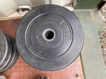 Photo of free Dumbbells and weights (Swindon SN2 barnfield road) #3