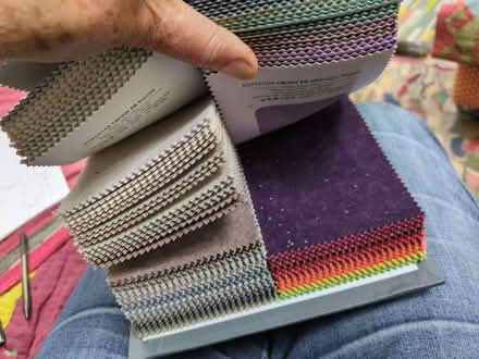 Photo of free Fabric sample book of velvets (Halton LA2) #2