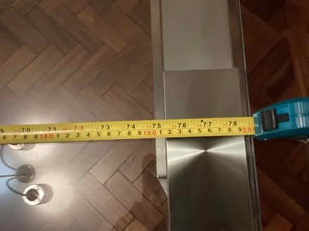 Photo of free Large glass dining table metal legs (Aylesford ME20) #2