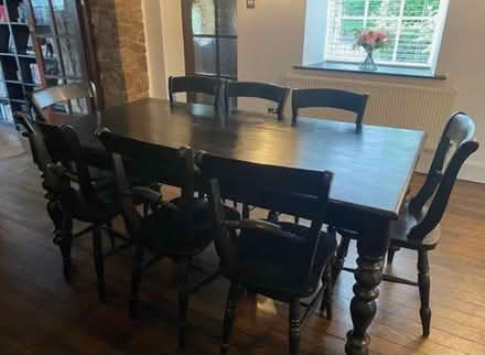 Photo of free Dining table and 8 chairs (Withnell Fold PR6) #3