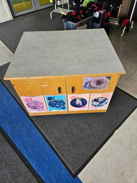 Photo of free Wooden art/map cabinet on wheels (Clontarf) #2