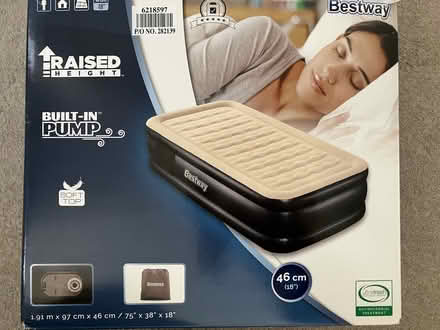 Photo of free Bestway Twin Air Mattress with Duvet and Full White Organic (South Kensington SW7) #3