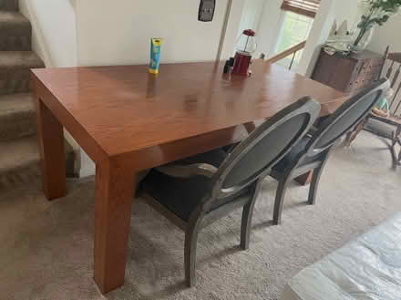 Photo of free Sturdy dining table and 2 chairs (Waldorf MD 20603) #3