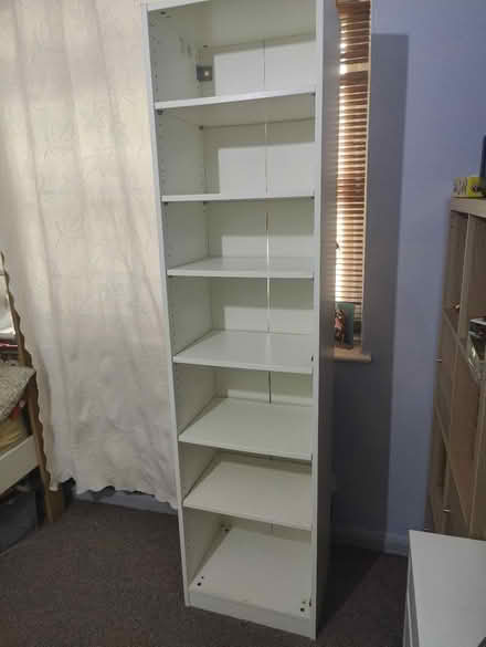 Photo of free White Ikea Book shelving (Woodcote SM6) #2