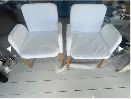 Photo of free 2 dining chairs, removable covers (Hythe CT21) #2
