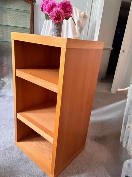 Photo of free Two book shelves, one with casters (Emlyn Gardens W4) #1