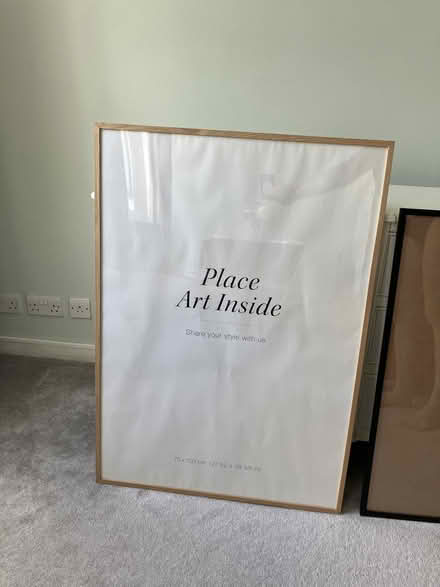 Photo of free 70 x 100 cm Oak Frame. Pristine. (South Kensington SW7) #1
