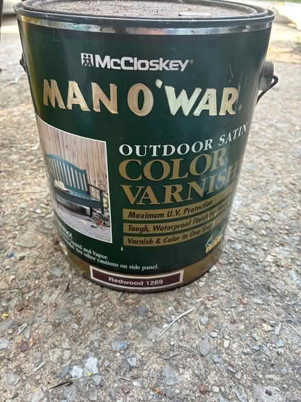Photo of free Outdoor Varnish. Redwood color (Media Pa) #1