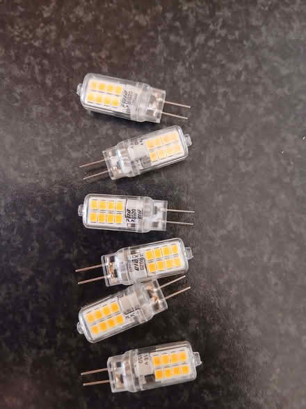 Photo of free 6 X G4 3W(EQUIVALENT TO 20w)LED bulbs (Latchford WA4) #1