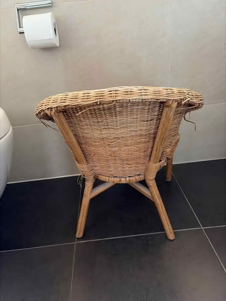Photo of free Two whicker chairs (for child) (Weybridge) #3