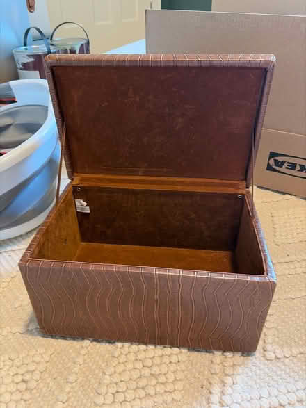 Photo of free Faux Leather treasure box (CB4) #2