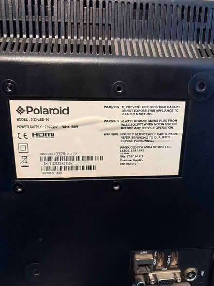 Photo of free Polaroid 21” flat screen tv (Saltney Ferry CH4) #2