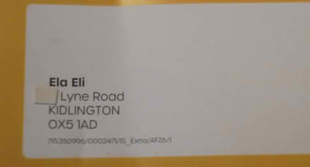 Photo of free wrong address - ela eli (Kidlington OX5) #1