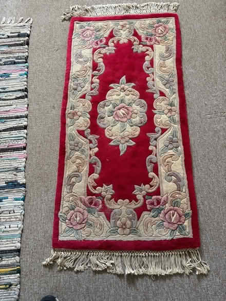 Photo of free Red fancy rug (Brough CA17) #1