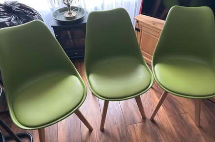 Photo of free 3 Green Chairs (Disraeli HP13) #1