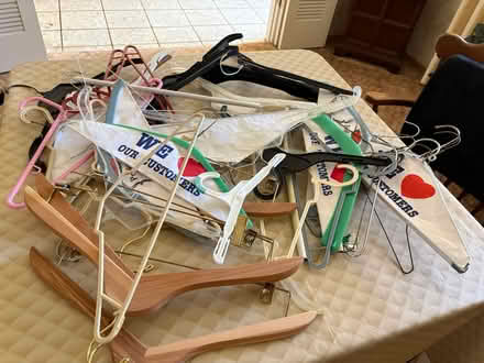 Photo of free Hangers: wood, plastic, wire (Saratoga) #2
