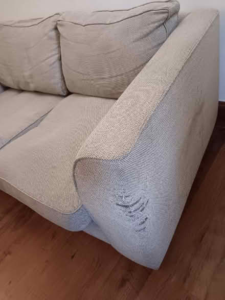 Photo of free 2 seater sofa in Oatmeal (Reading West RG1) #4