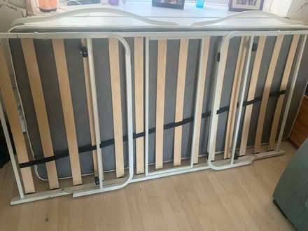 Photo of free Cream Metal Daybed With Trundle And Mattresses (Bush Fair CM18) #3