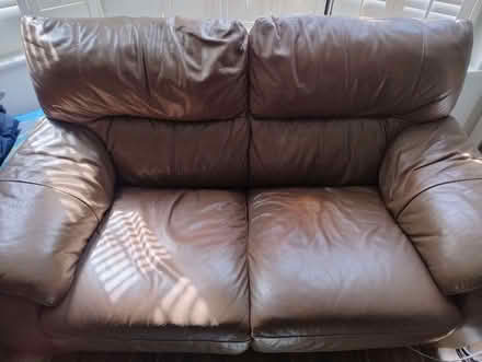 Photo of free 2 Seater Leather sofa (Welling DA16) #2