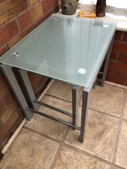 Photo of free 2 glass topped tables (Clubmoor L4) #2