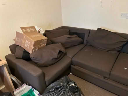 Photo of free Brown Corner Sofa (Rumney CF3) #2