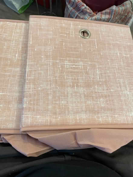 Photo of free Pink storage boxes (Wandsworth SW18) #1